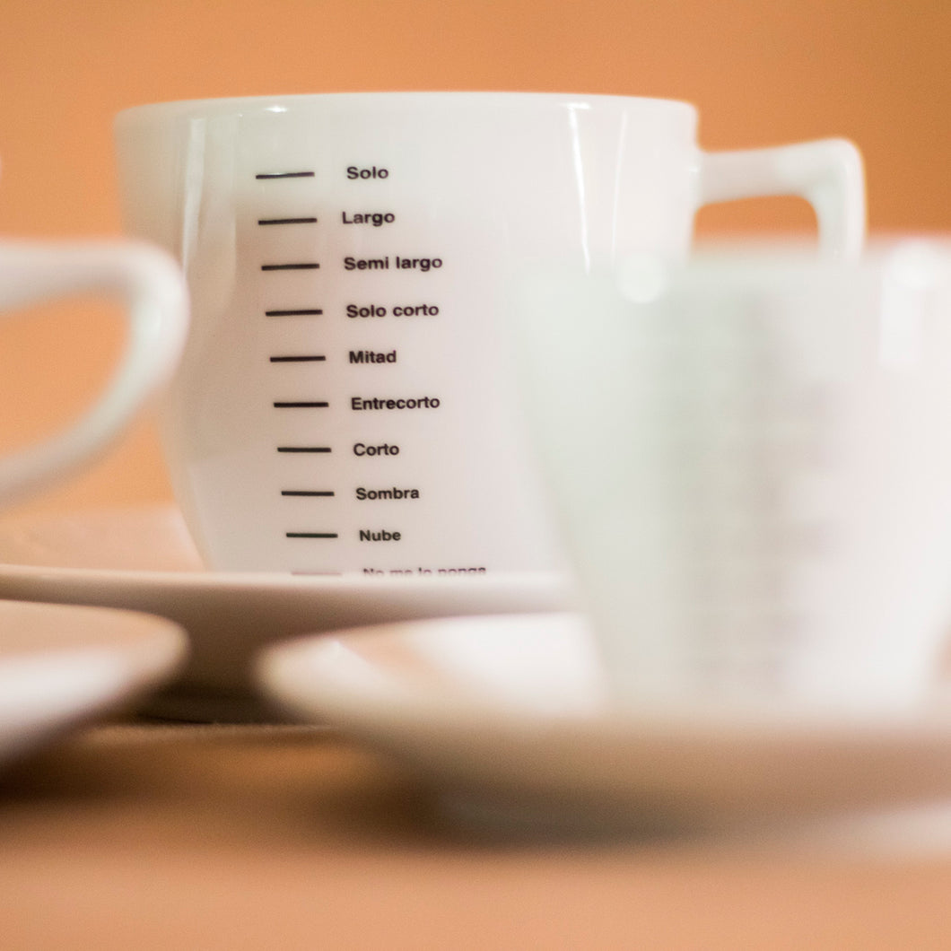 Kit 6 Tazas grandes de porcelana Central - Café Central