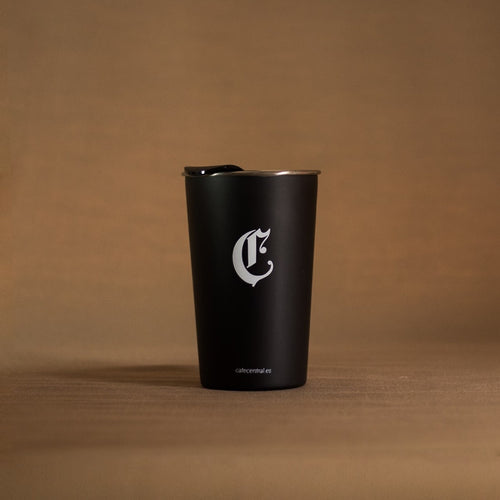 Termo Vaso Central Negro 350ml - Café Central