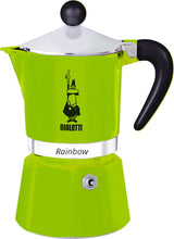 Cafetera Italiana Bialetti Rainbow de 3 y 6 tazas - Café Central
